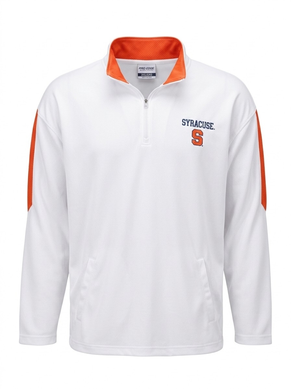 Knights Apparel White and Orange Team Pullover